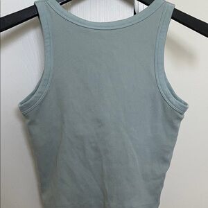 Uniqlo Women's Ribbed Tank Top - Soft Blue